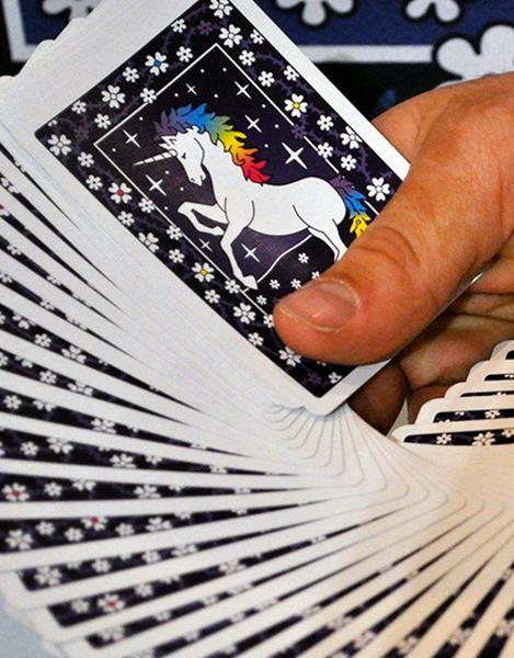 Imagem de Cartas de baralho Bicycle Unicorn Standard Index Poker 1 Deck