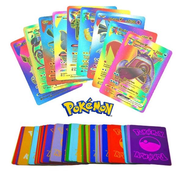 Imagem de Cartas de Pokemon Deck com 55 Cards Coloridas