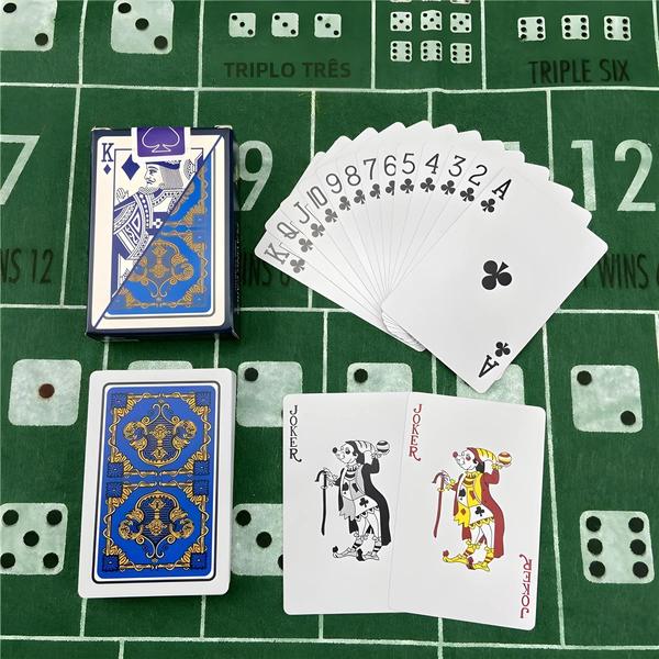 Imagem de Cartas de Pôquer de Plástico Impermeáveis - Texas Hold'em PVC (2 Baralhos)