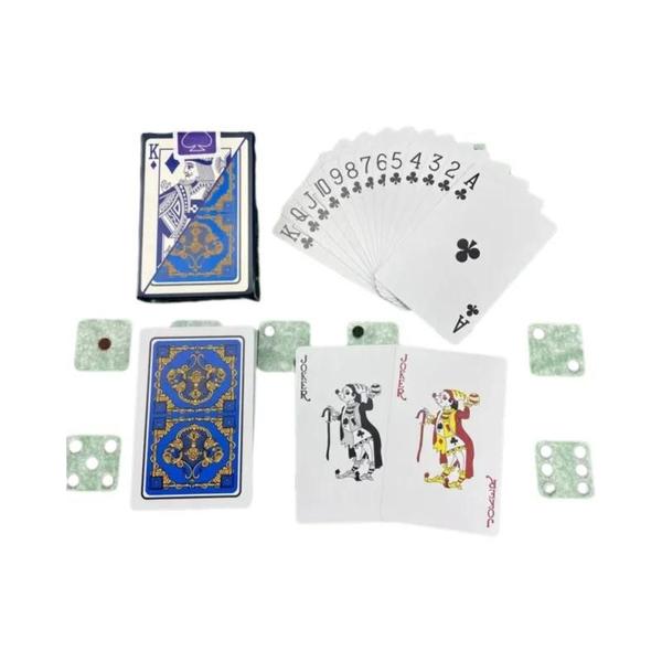 Imagem de Cartas de Pôquer de Plástico Impermeáveis - Texas Hold'em PVC (2 Baralhos)