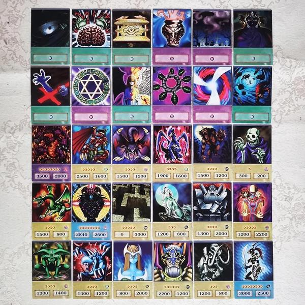 Imagem de Cartas de Yu-Gi-Oh! - Coleção com 100 Peças (Olhos Azuis, Exodia, Obelisco, Slifer)