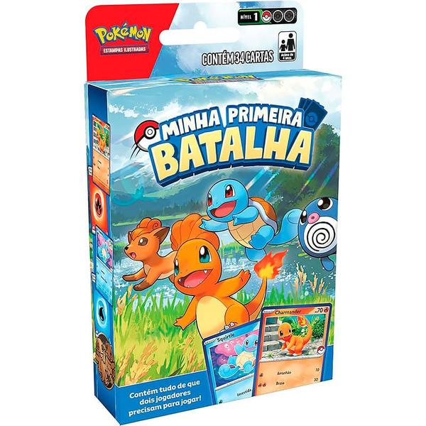 Imagem de Cartas - Deck Pokemon - Minha Primeira Batalha - Charmander e Squirtle COPAG DA AMAZONIA