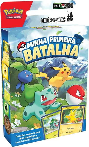 Imagem de Cartas - Deck Pokemon - Minha Primeira Batalha - Pikachu e Bulbassaur COPAG DA AMAZONIA