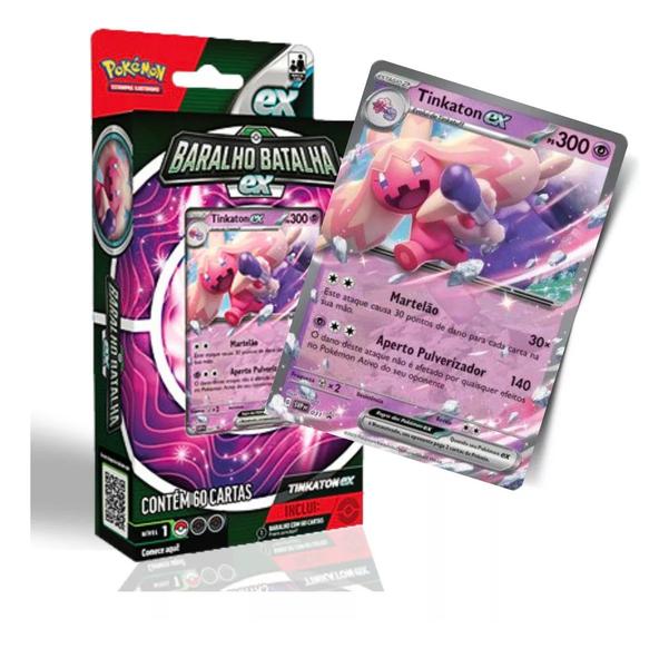 Imagem de Cartas Pokémon Baralho De Batalha Tinkaton Ex - Copag