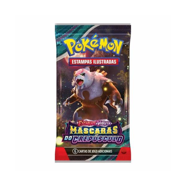 Imagem de Cartas Pokémon Blister Quádruplo Máscaras Crepusculo Copag