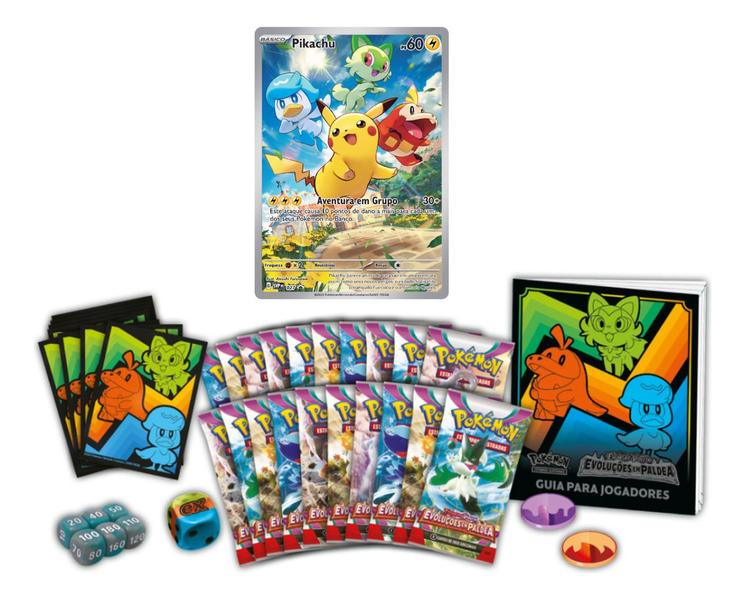 Imagem de Cartas Pokémon Box Elite Coleção Treinador Avançado - Copag