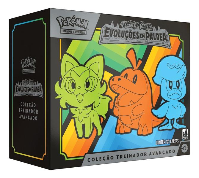 Imagem de Cartas Pokémon Box Elite Coleção Treinador Avançado - Copag