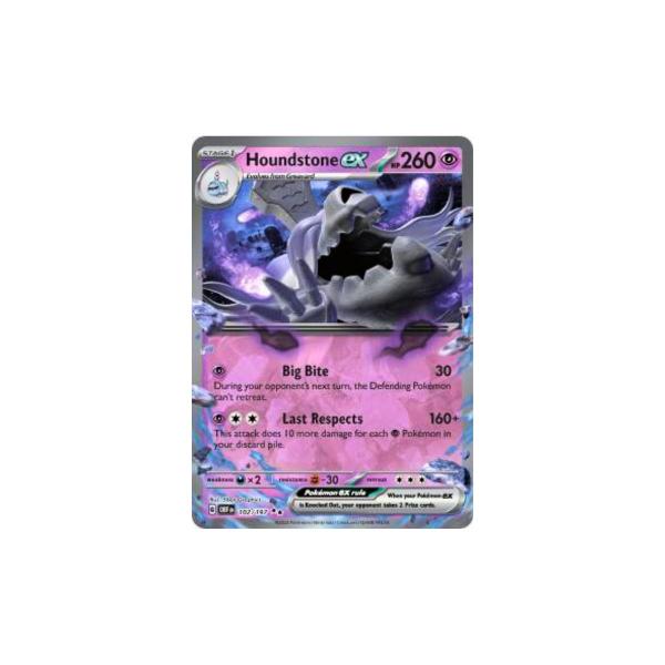 Imagem de Cartas Pokémon Box Fagulhas Impetuosas Houndstone EX Copag