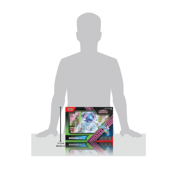 Imagem de Cartas Pokémon Box Premium Fábulas Nebulosas Kingdra - Copag