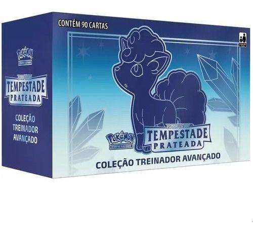 Imagem de Cartas Pokemon Box Treinador Avançado Vulpix Tempestade Ee12