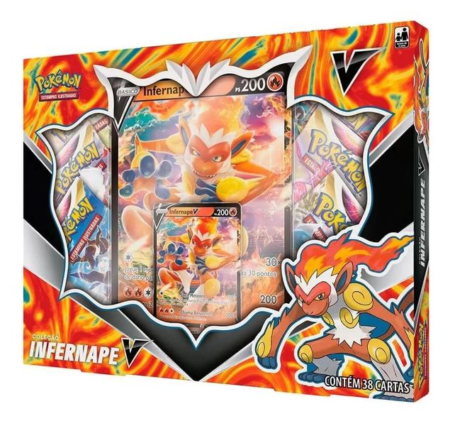 Imagem de Cartas Pokemon Coleção Infernape V 41047 Copag