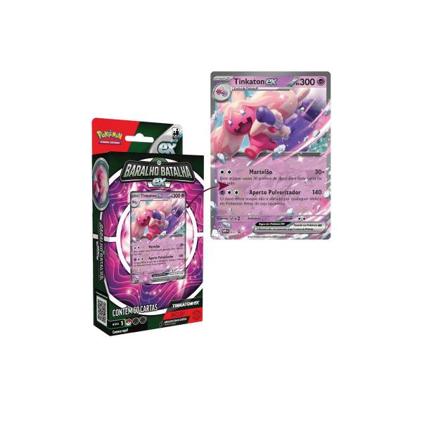 Imagem de Cartas Pokémon Deck Baralho de Batalha Ex -  Copag