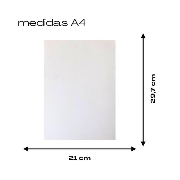 Imagem de Cartaz A4 Branco para Impressora (Papel Off Set 120g) - 100 unidades