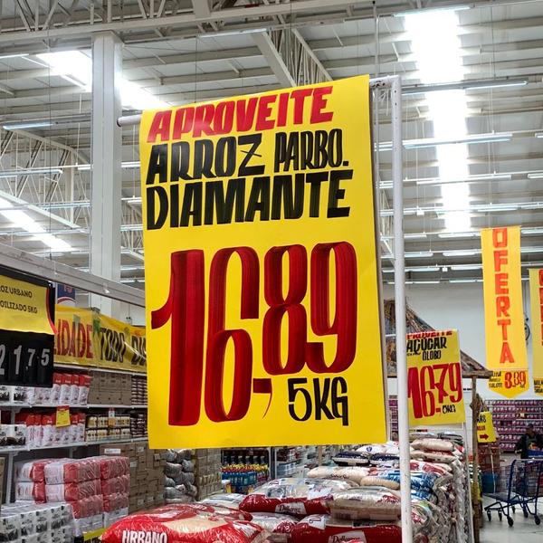 Imagem de Cartaz Oferta Neutro Sem Escrita Amarelo Formato Grande 47x64cm Papel Duplex Mod.13 100 Und