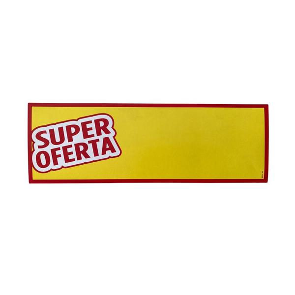 Imagem de Cartaz ''super Oferta'' Pequeno 10x30cm Papel Duplex Mod.93 100 Und