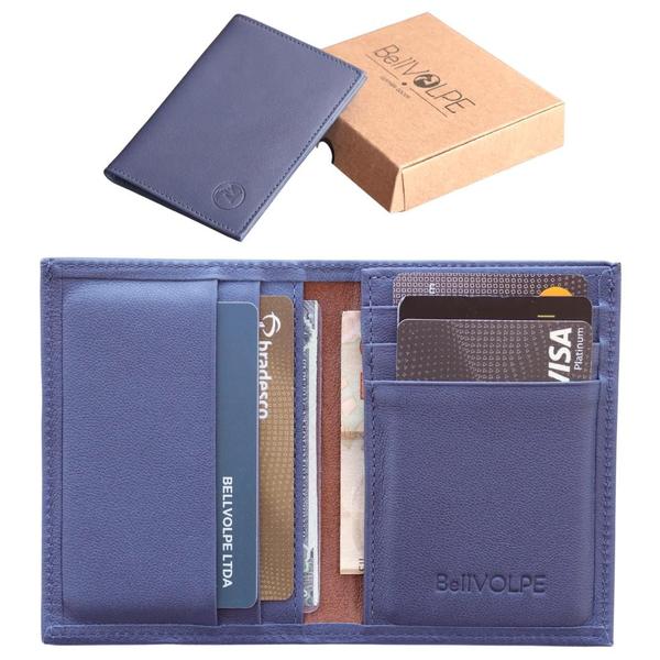 Carteira Masculina Slim Couro Legítimo Marca Bellvolpe Carteira Masculina Slim Couro Legítimo Marca Bellvolpe