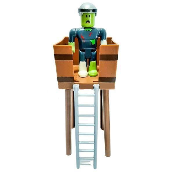 Imagem de Cartela 4 Boneco Articulado 7Cm Roblx Ataque Zumbi Nº24