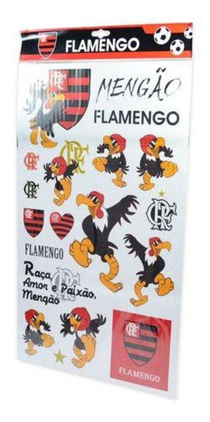 Imagem de Cartela Com 18 Adesivos Do Flamengo. - MILENO