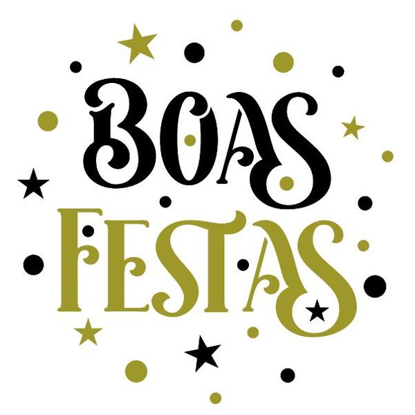 Imagem de Cartela de Adesivo Boas Festas Para Lembrancinhas 21x29cm