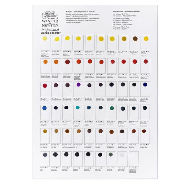 Imagem de Cartela De Cores Aquarela Winsor & Newton Profissional