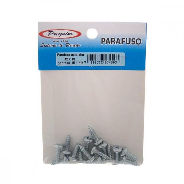 Imagem de Cartela Parafuso Auto/Atarrachante Panela Preguim 4,2 X 13Mm Com 15 Pecas