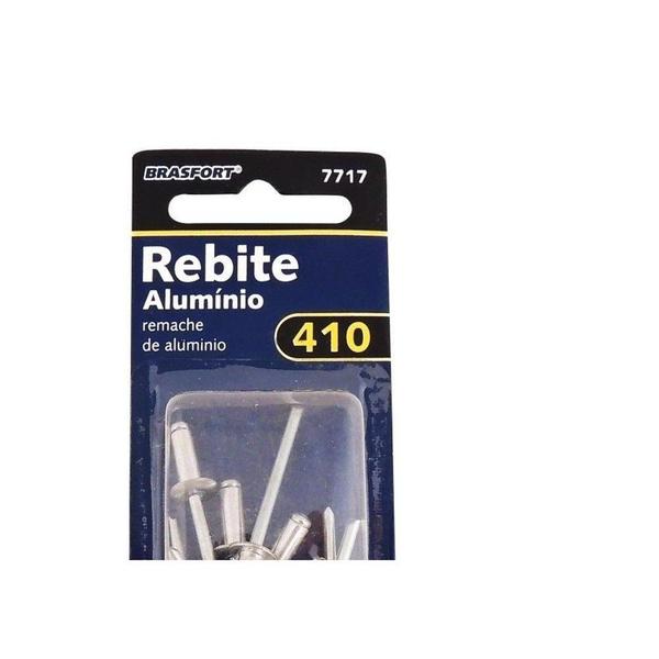 Imagem de Cartela Rebite Brasfort Aluminio Repuxo 410 Cartela Com 10 Pecas 7717