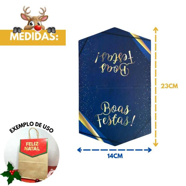 Imagem de Cartela Solapa Lapela Para Sacolas De Natal 10 Unidades