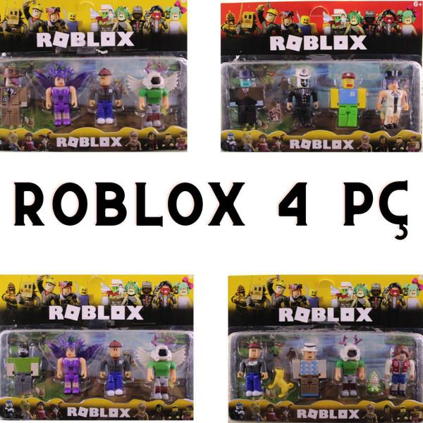 Imagem de Cartelado 4 Bonecos Roblox Novo Modelo + Acessorios