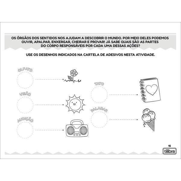 Imagem de Cartilha de Atividades de Ciências Tilibra Corpo Humano 20 Folhas