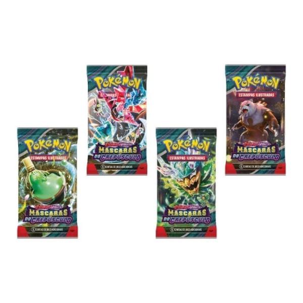 Imagem de Cartinha Booster Pokemon Crepusculo Unidade - 34427  Copag 