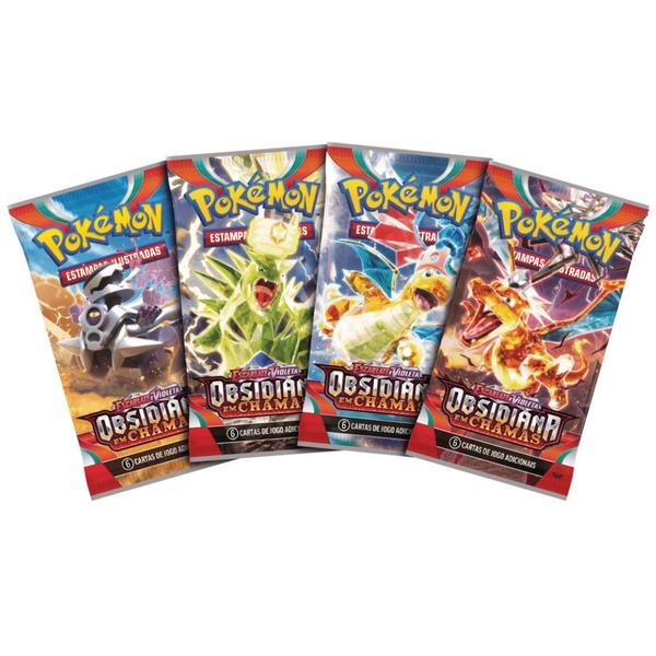 Imagem de Cartinha Pokemon Ev3 Booster Com 06 Cartinhas