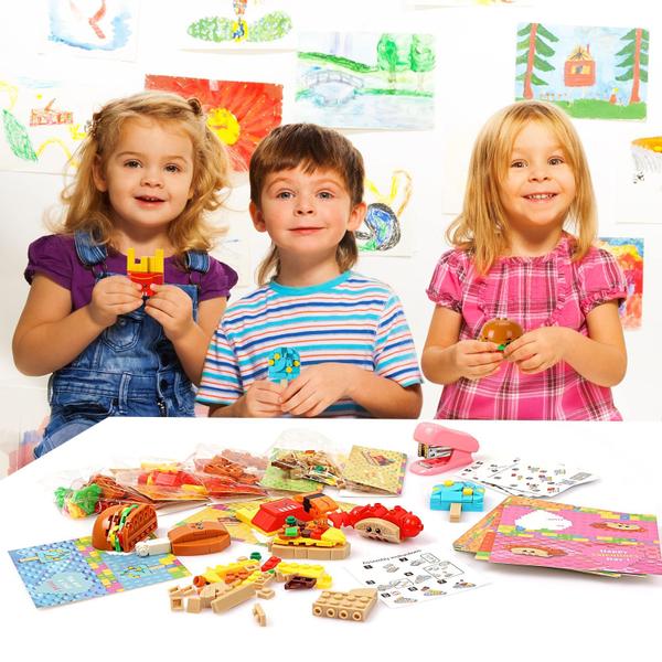 Imagem de Cartões de Dia dos Namorados SKINOSM Dessert Block Kids 28 PCS