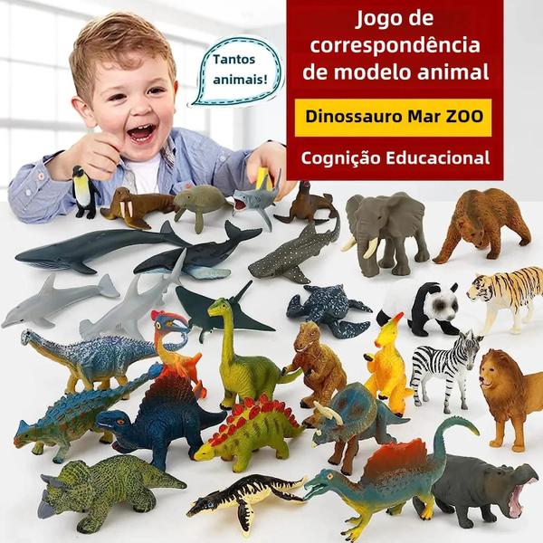 Imagem de Cartões Montessori de Correspondência de Animais - Brinquedo Educacional para Aprendizagem de Idiomas