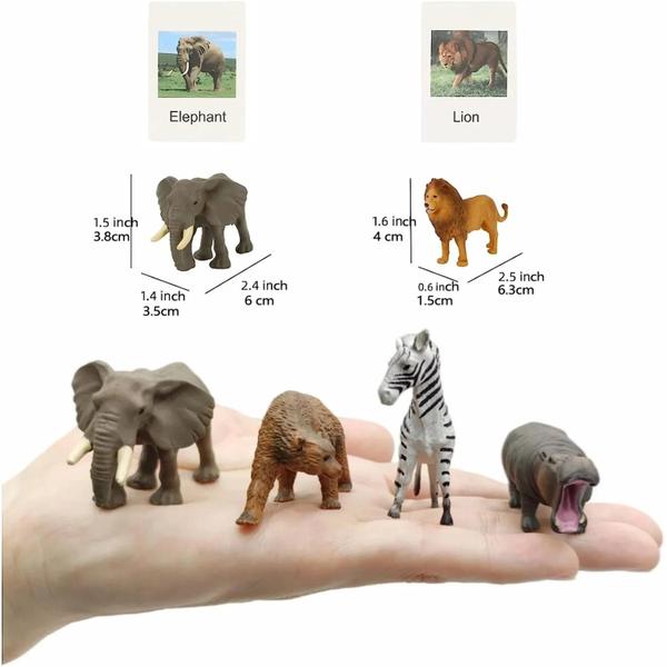 Cartões Montessori de Correspondência de Animais - Brinquedo Educacional para Aprendizagem de Idiomas Imagem de Cartões Montessori de Correspondência de Animais - Brinquedo Educacional para Aprendizagem de Idiomas