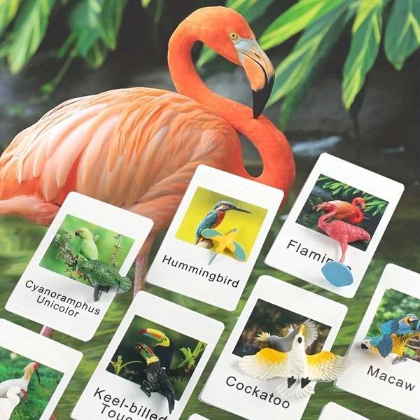 Cartões Montessori de Correspondência de Animais - Brinquedo Educacional para Aprendizagem de Idiomas Imagem de Cartões Montessori de Correspondência de Animais - Brinquedo Educacional para Aprendizagem de Idiomas