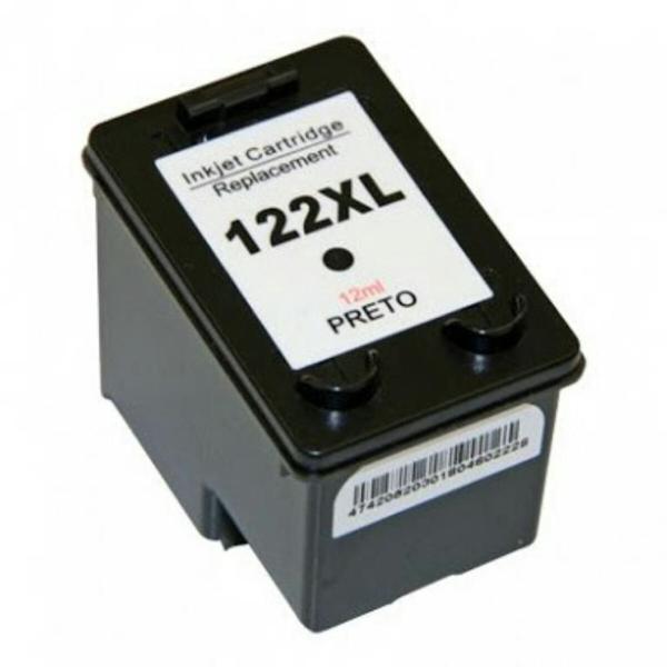 Cartucho 122xl compativel preto para deskjet 1000 2050 3050 - MICROJET Imagem de Cartucho 122xl compativel preto para deskjet 1000 2050 3050