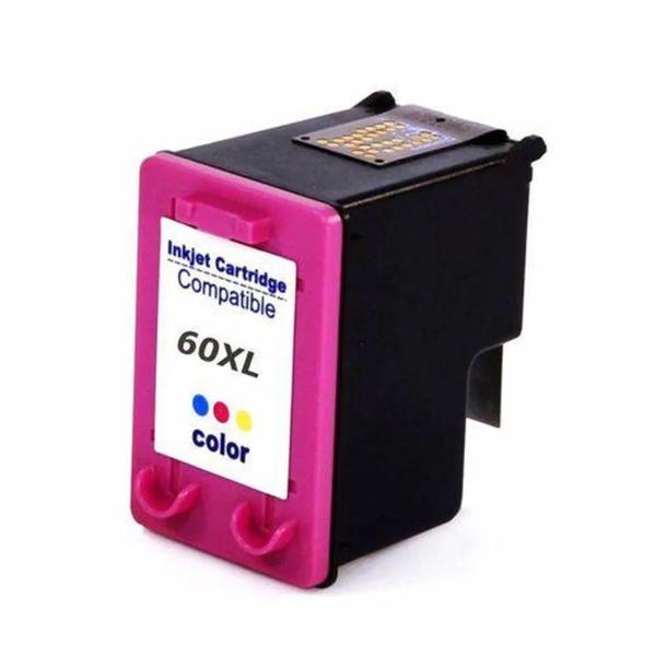 Cartucho 60xl colorido compatível para deskjet d2500, d2530,f4200 - MICROJET Imagem de Cartucho 60xl colorido compatível para deskjet d2500, d2530,f4200