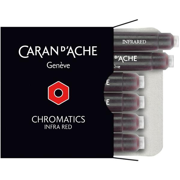 Imagem de Cartucho Caneta Tinteiro com 6 unidades Chromatics Infra Red Caran D'Ache 8021.070