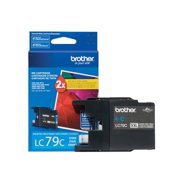 Cartucho Ciano Para Brother - Lc79c 1.200 Páginas Imagem de Cartucho Ciano Para Brother - Lc79c 1.200 Páginas