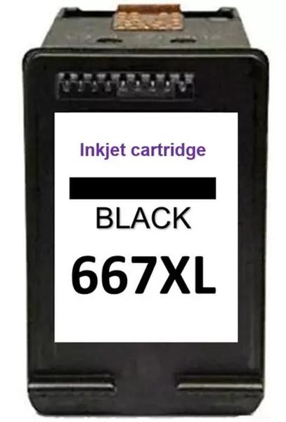 Cartucho compatível 667XL preto / alto rendimento - Alpha Imagem de Cartucho compatível 667XL preto / alto rendimento