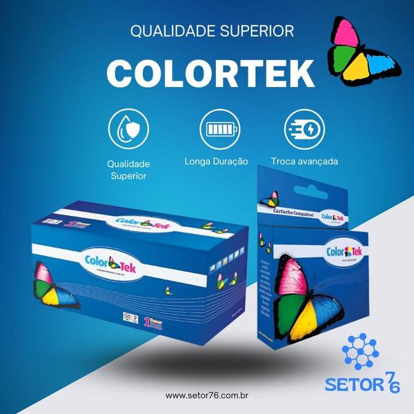 Imagem de Cartucho compatível hp 122xl color 13ml microjet - colortek 3547