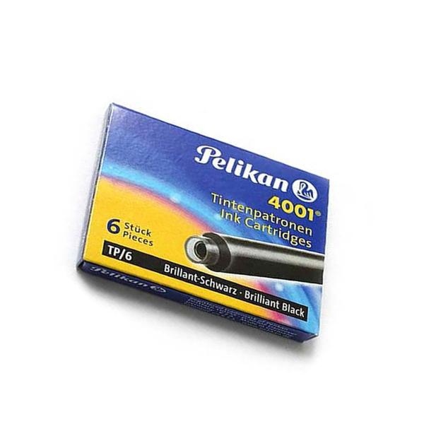 Imagem de Cartucho de Caneta Tinteiro Pelikan 4001 c/ 6 un- Preto