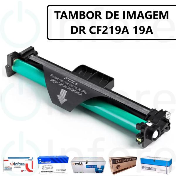 Imagem de Cartucho de Cilindro DR CF219A Compatível M132NW M132FN M132FW M132A M104A M130A M130NW M102A M102W