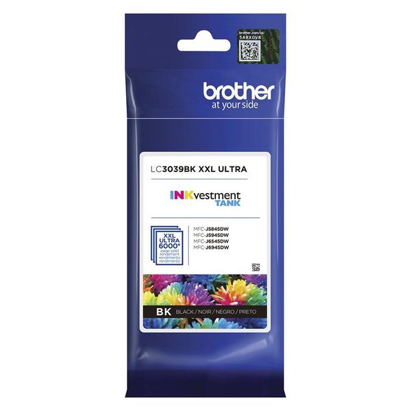 Imagem de Cartucho de Tinta Brother LC 3039 BK Preto para MFC-J6545DW