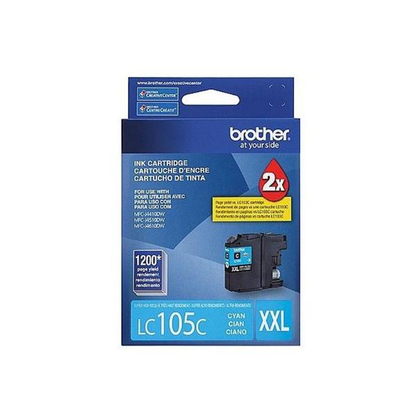 Cartucho de Tinta Ciano Lc105c 12 Ml Mfc - Brother Imagem de Cartucho de Tinta Ciano Lc105c 12 Ml Mfc - Brother