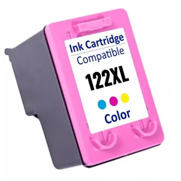 Imagem de Cartucho de Tinta Color Compatível HP 122XL  CH563HB 2050 3050 1050