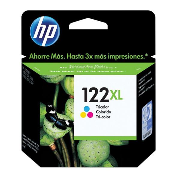 Imagem de Cartucho de Tinta HP 122XL Colorido CH564HB