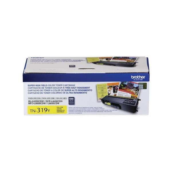 Imagem de Cartucho de Toner Amarelo Tn319y Rendimento 6.000 Páginas - Brother