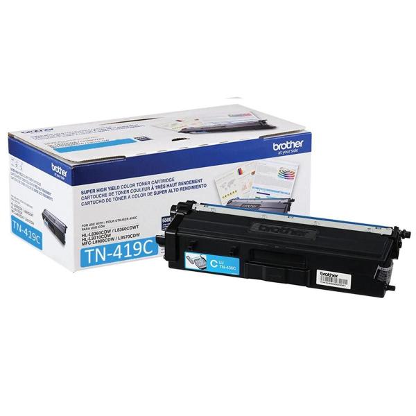 Imagem de Cartucho de Toner Brother TN-419C Ciano