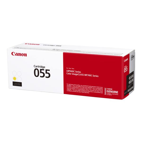 Imagem de Cartucho de toner Canon 055 amarelo (3013C001) 1 pacote